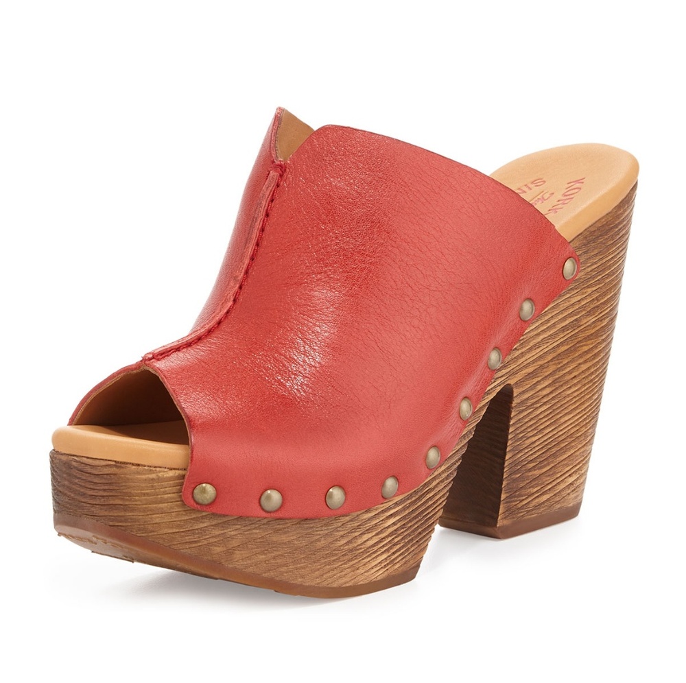 Kork-Ease Deanna Red Clogs